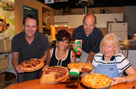 Toppers Pizza photography photo shoot crew