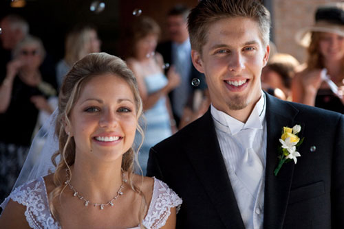 Wedding photographer couple portrait