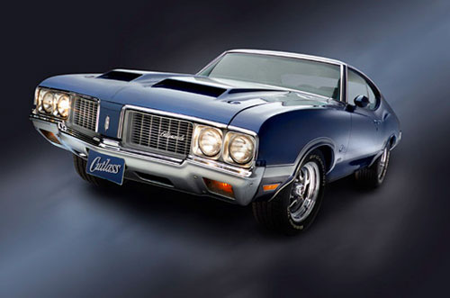 Studio automobile photography Oldsmobile Cutlass