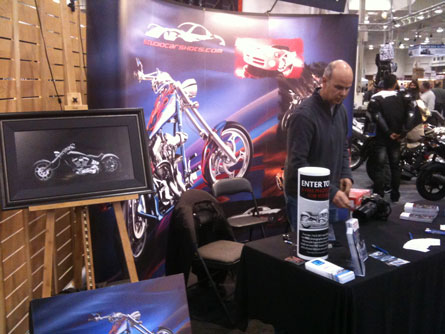 Motorcycle photography BP imaging booth