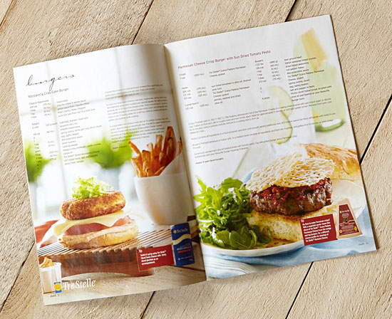 Food photographer Tre Stelle Melt Magazine spread