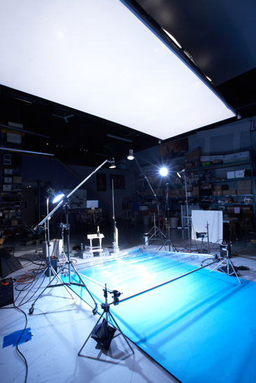 Photography studio indoor pool mockup techniques