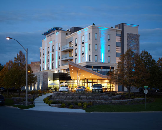 Exterior hotel photographer Carmen's Banquet Hall Best Western