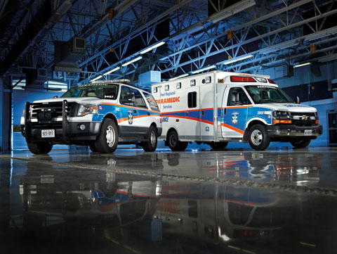 Paramedic vehicle photography in Toronto, Ontario