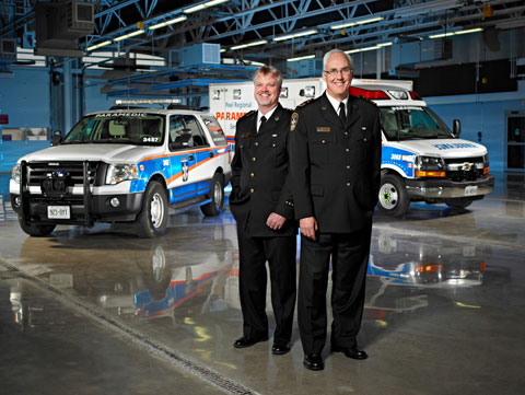 Toronto paramedic environmental portrait photography