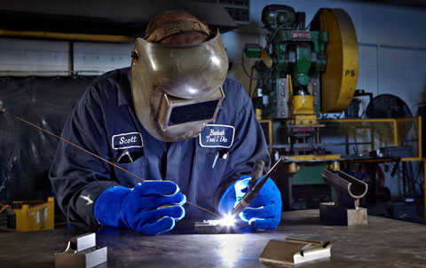 Industrial Photography metal welder