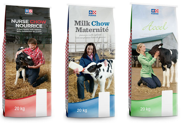 Farm lifestyle packaging photography for Purina package label