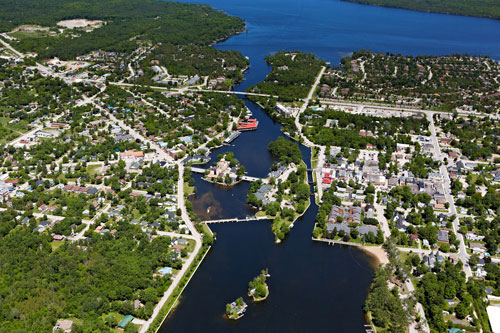 Birds Eye View Photography of town