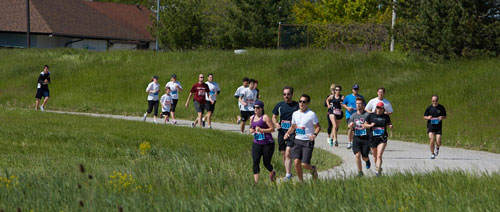 Event Photography Tim Horton Children's Foundation runners on track Run/Walk