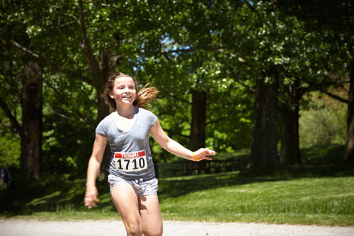 Event Photography child running at Tim Hortons Run/Walk