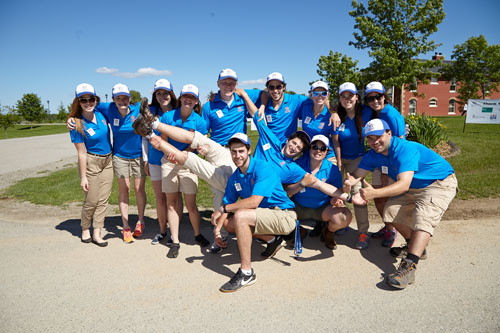 Charity Photography for Tim Hortons golf tournament THCF group photo by Bochsler Photo imaging