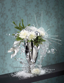 Floral Arrangement Photography for Annex Publishing white flower christmas arrangement in vase