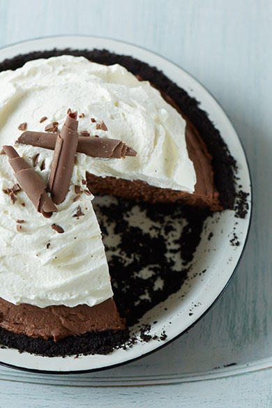 Food Photography Melt Magazine Chocolate Tre Stelle Mascarpone Cream Pie by BP imaging