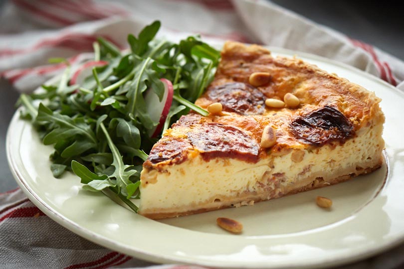 Food Photography Melt Magazine Roasted Tomato and Tre Stelle Bocconcini Quiche by BP imaging