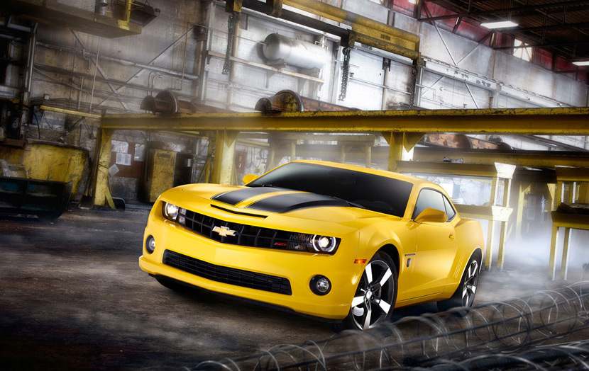 Sport Muscle Car Photography Camaro photoshop imaged into factory BP Imaging