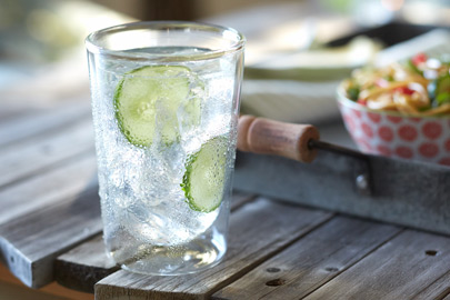 Cold lime beverage photography