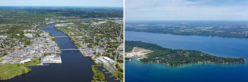 Aerial Photographs Trent-Severn Waterway Bochsler Photo imaging