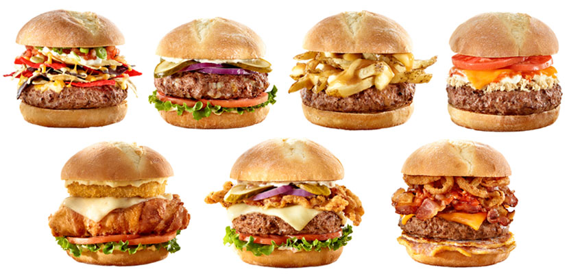BP imaging The WORKS Gourmet Burger Bistro New Hamburgers / Cheeseburgers