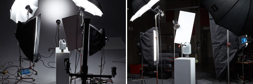 Bochsler Photo imaging Studio Light Set Up for product photography
