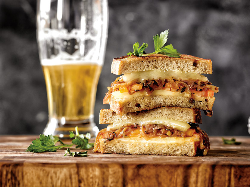 BP imaging Recipe Calendar French Onion Grilled Cheese Sandwich photography entree