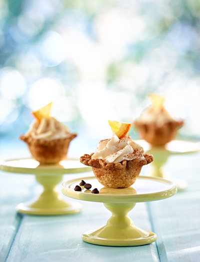 Dessert photography Cannoli tartlets