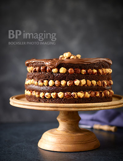 Dessert photography Tre Stelle Ricotta Hazelnut Torte