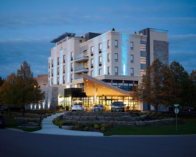 Hotel Photography for Carmen’s Hotel – Hamilton, Ontario Exterior hotel photography Carmen's Hotel Best Western