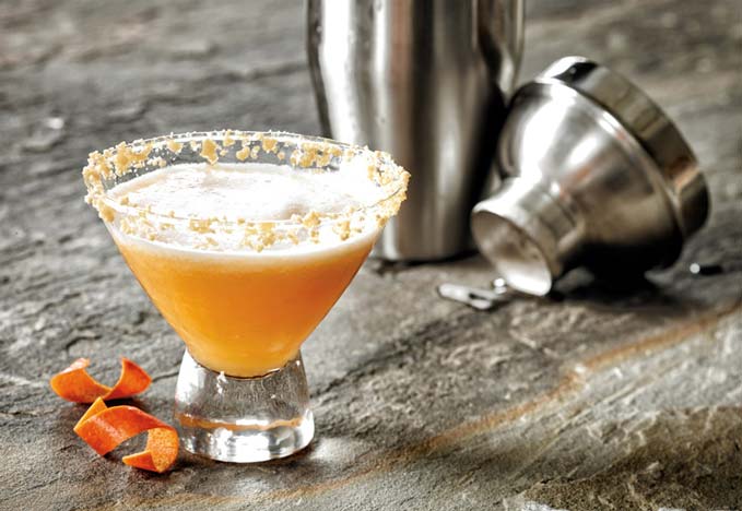 Recipe Calendar – December 2013 Drink Photography of Maple Tangerine Gin Cocktail