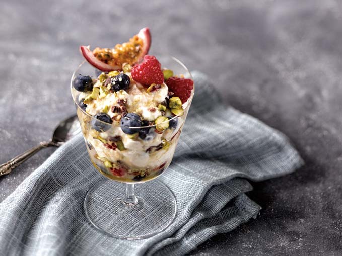 Recipe Calendar – February 2014 Recipe Food Photography of Bircher Muesli Parfait