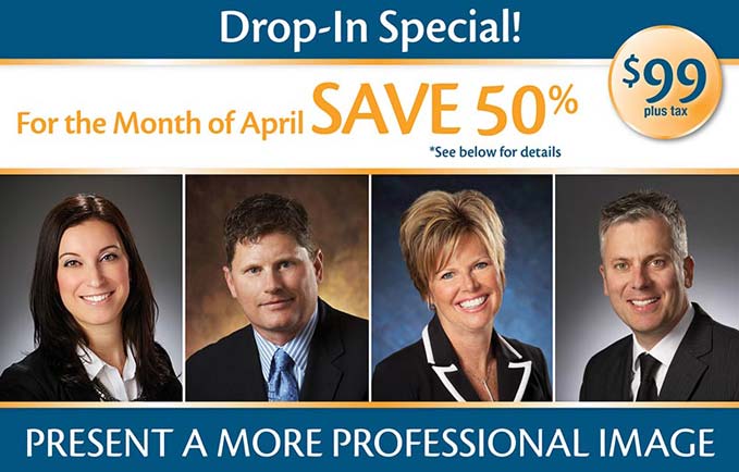 Professional Business Portraits – April Special Professional Business Portrait Photography Special
