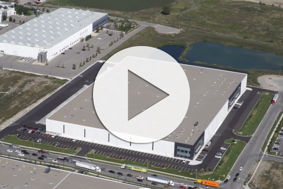 Aerial Video - Commercial Industrial Building Real Estate