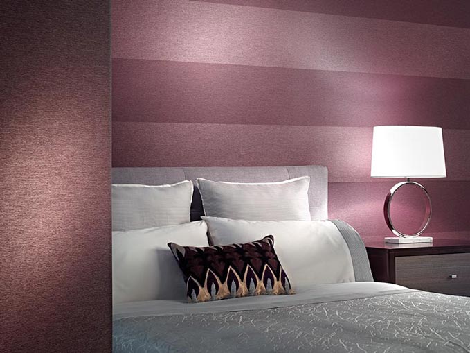Wall Covering photography of Interior Design bedroom scene for Canton Series by Colour & Design