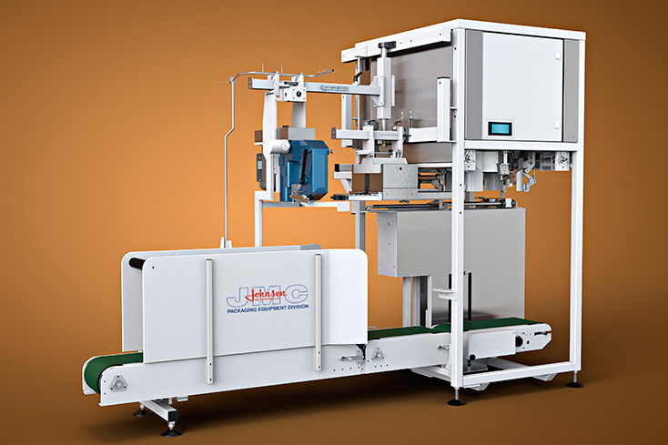 3D Rendering Image of detailed industrial packaging machine