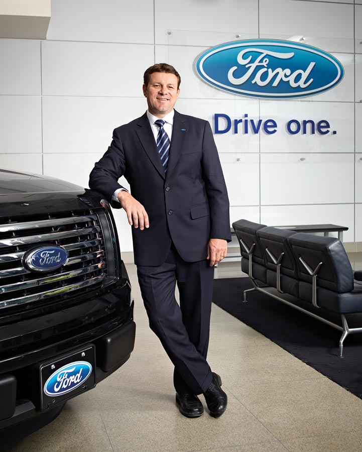 Toronto portrait photographer business man at Ford headquarters