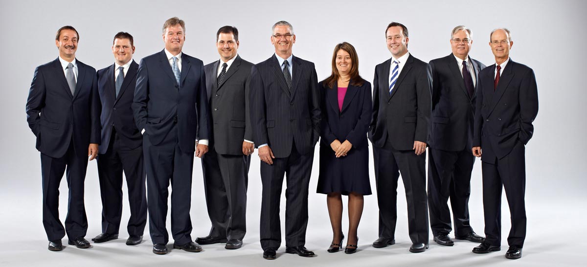 Team Portrait Photography of executive team in formal dress