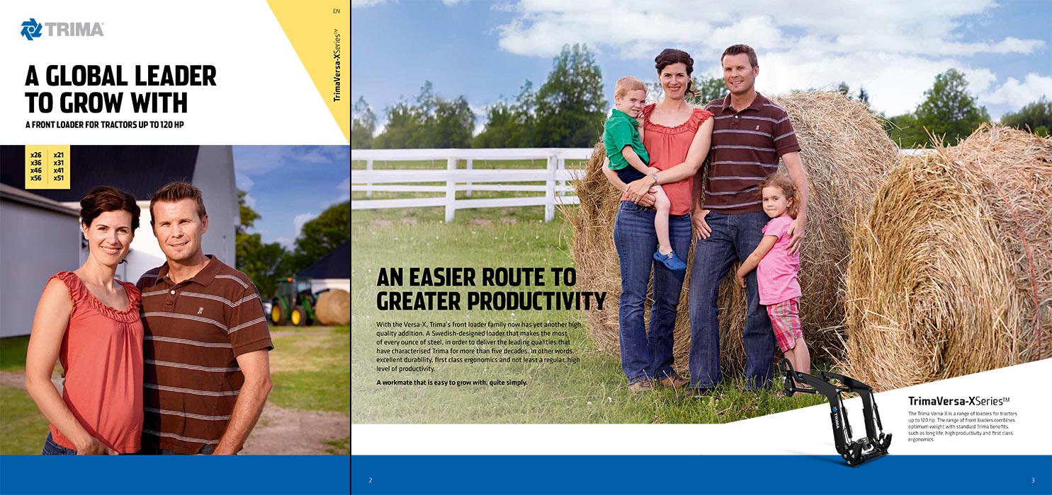 Family Portrait Photography of farm members in field