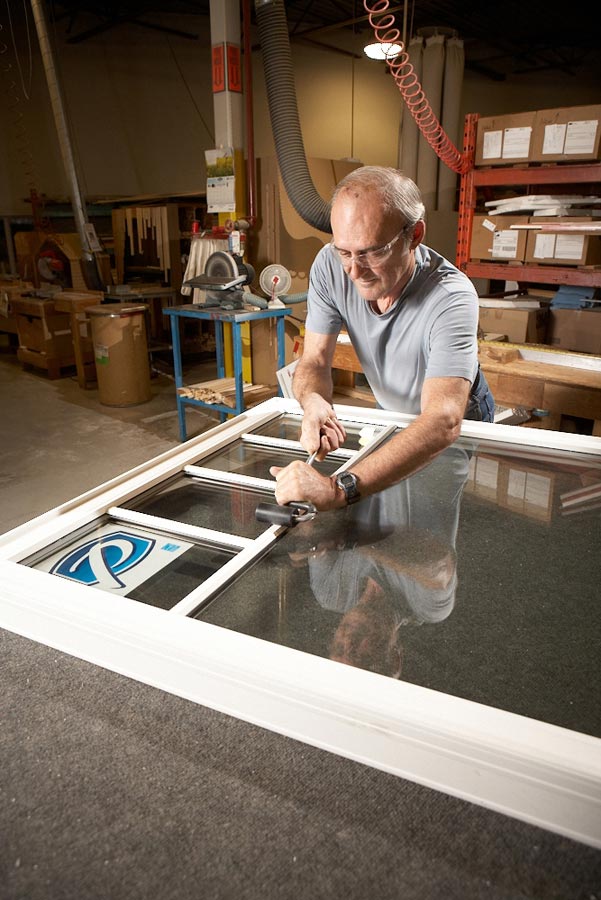 Industrial Window Photography of Pollard glass assembly