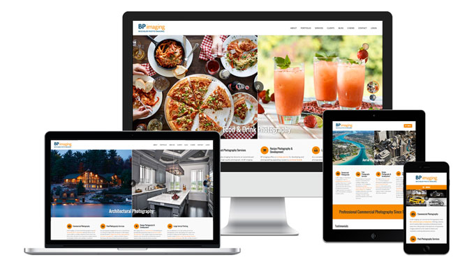 Responsive Photography Website Responsive Photography Website Design for mobile, tablets, laptops and desktop computers