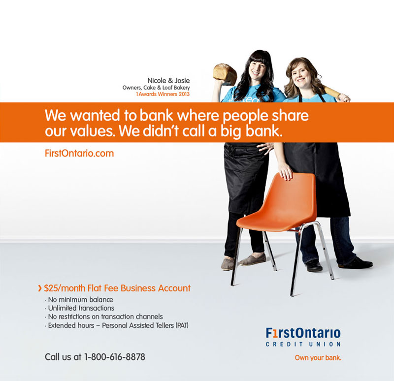 Burlington group lifestyle portrait photography for FirstOntario Credit Union and Play Advertising