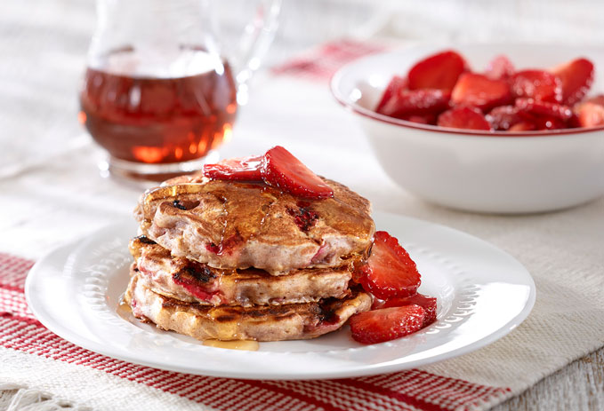 Strawberry recipe photography for Foodland Ontario shown in Toronto Sun