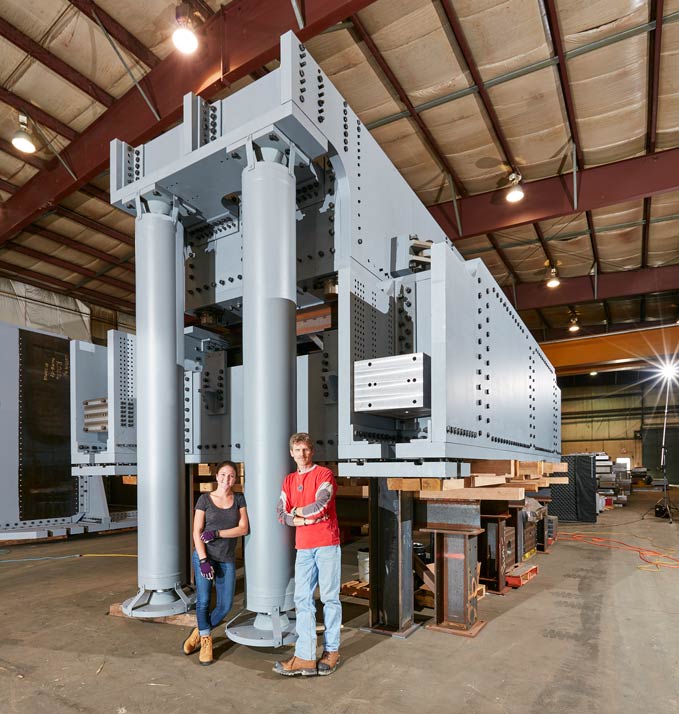 A&H Custom Machine’s Tuned Mass Damper A&H Custom machine tuned mass damper