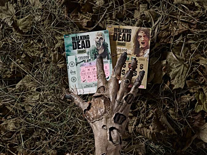 The Walking Dead Promotion OLG The Walking Dead promotion lottery tickets