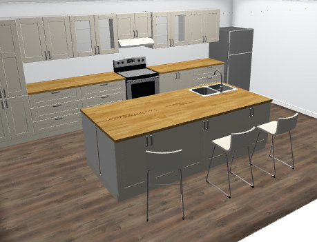 Studio Renovations 3d rendering kitchen renovations