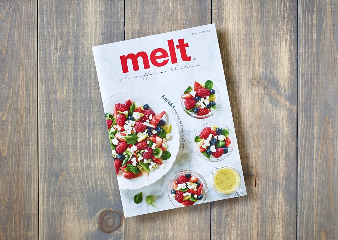 Melt Magazine Spring/Summer 2016 cover shot of berry salad