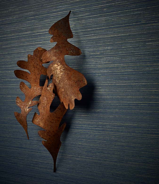 Product photography Madras wall covering rusted leaf on wall