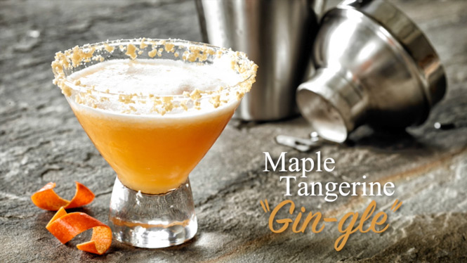 Happy Holidays from BP imaging! Holiday maple tangerine cocktail food video