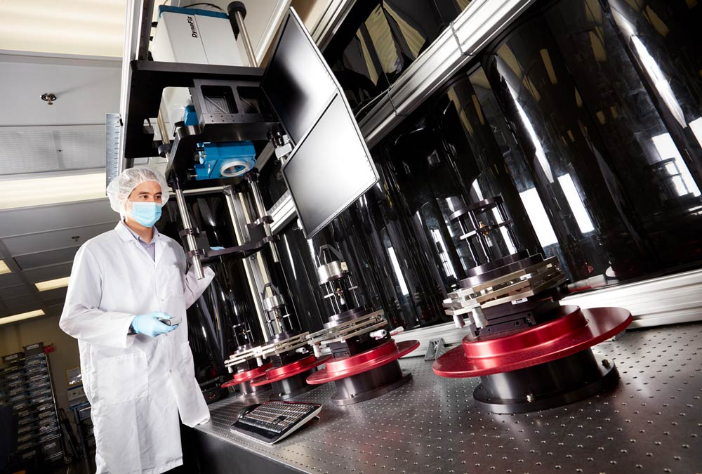 Industrial Photography of worker in lab by BP imaging