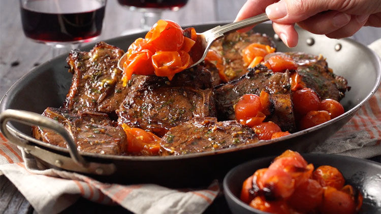 Merlot meat food video by BP imaging