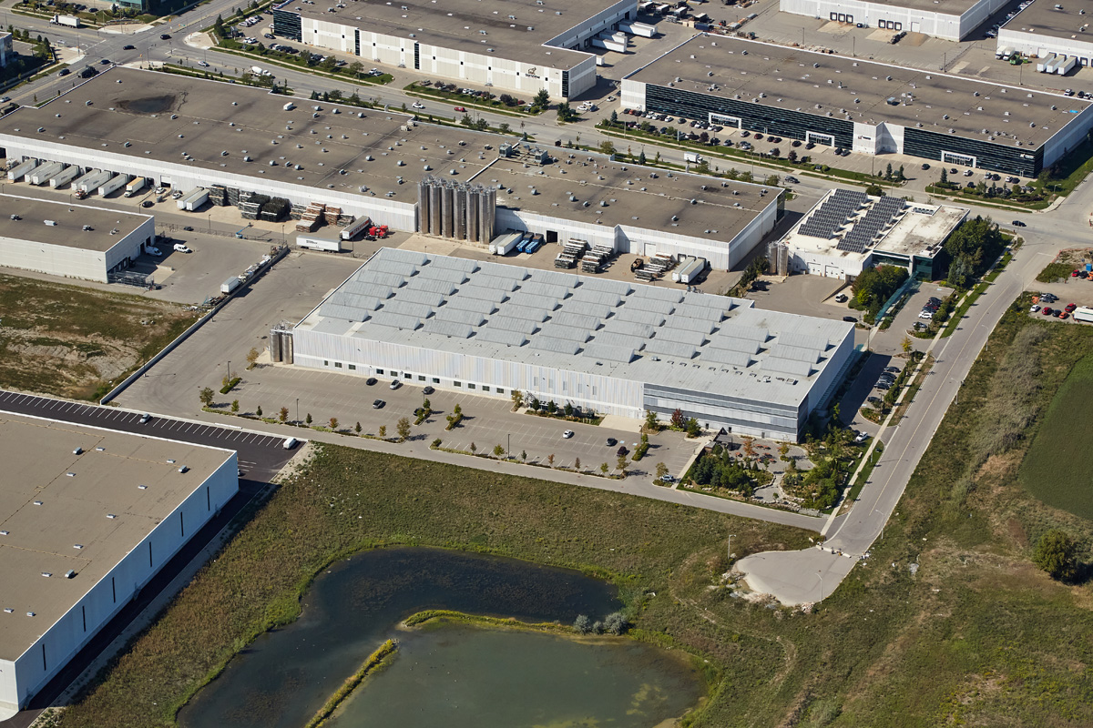 Aerial Photo - Industrial Commercial Building Real Estate