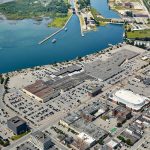 Aerial Photo - Sault Ste. Marie Shopping Mall Soo Locks